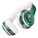 Green Damask Watercolor Pattern Full-Body Skin Kit for the Beats by Dre Solo 3 Wireless Headphones