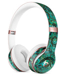 Green Damask Watercolor Pattern Full-Body Skin Kit for the Beats by Dre Solo 3 Wireless Headphones