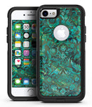 Green Damask Watercolor Pattern - iPhone 7 or 8 OtterBox Case & Skin Kits