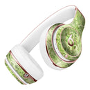 Green Damask v2 Watercolor Pattern V2 Full-Body Skin Kit for the Beats by Dre Solo 3 Wireless Headphones