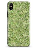 Green Damask v2 Watercolor Pattern V2 - iPhone X Clipit Case