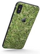 Green Damask v2 Watercolor Pattern V2 - iPhone X Skin-Kit
