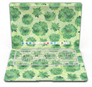 Green Floral Succulents - MacBook Air Skin Kit
