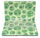 Green Floral Succulents - MacBook Air Skin Kit