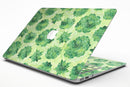 Green Floral Succulents - MacBook Air Skin Kit
