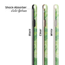 Green Floral Succulents iPhone 6/6s or 6/6s Plus 2-Piece Hybrid INK-Fuzed Case