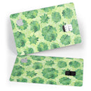 Green Floral Succulents - Premium Protective Decal Skin-Kit for the Apple Credit Card
