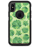 Green Floral Succulents - iPhone X OtterBox Case & Skin Kits
