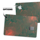 Green Geometric V10 - Premium Protective Decal Skin-Kit for the Apple Credit Card