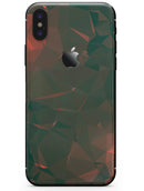 Green Geometric V10 - iPhone X Skin-Kit