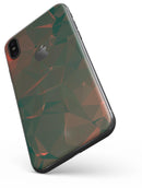 Green Geometric V10 - iPhone X Skin-Kit