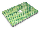 Green Halloween Watercolor Dots - MacBook Air Skin Kit