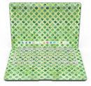 Green Halloween Watercolor Dots - MacBook Air Skin Kit