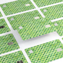 Green Halloween Watercolor Dots - Premium Protective Decal Skin-Kit for the Apple Credit Card