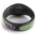 Green Metal with Purple Rust - Decal Skin Wrap Kit for the Disney Magic Band