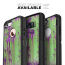 Green Metal with Purple Rust - Skin Kit for the iPhone OtterBox Cases