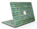 Green Multi Watercolor Chevron - MacBook Air Skin Kit
