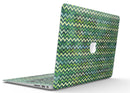Green Multi Watercolor Chevron - MacBook Air Skin Kit