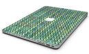 Green Multi Watercolor Chevron - MacBook Air Skin Kit