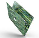 Green Multi Watercolor Chevron - MacBook Pro with Retina Display Full-Coverage Skin Kit