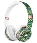 Green Multi Watercolor Chevron Full-Body Skin Kit for the Beats by Dre Solo 3 Wireless Headphones