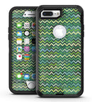 Green Multi Watercolor Chevron - iPhone 7 Plus/8 Plus OtterBox Case & Skin Kits