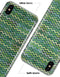 Green Multi Watercolor Chevron - iPhone X Clipit Case