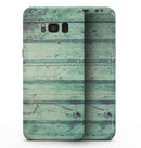 Green Peeling Planks  - Samsung Galaxy S8 Full-Body Skin Kit