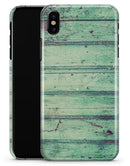 Green Peeling Planks  - iPhone X Clipit Case