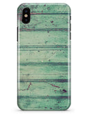 Green Peeling Planks  - iPhone X Clipit Case