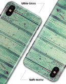 Green Peeling Planks  - iPhone X Clipit Case