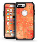 Green Polka Dots Over Water Colored Fire - iPhone 7 Plus/8 Plus OtterBox Case & Skin Kits