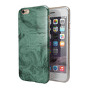 Green Slate Marble Surface V16 iPhone 6/6s or 6/6s Plus 2-Piece Hybrid INK-Fuzed Case