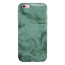 Green Slate Marble Surface V16 iPhone 6/6s or 6/6s Plus 2-Piece Hybrid INK-Fuzed Case