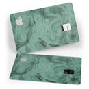 Green Slate Marble Surface V16 - Premium Protective Decal Skin-Kit for the Apple Credit Card