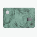 Green Slate Marble Surface V16 - Premium Protective Decal Skin-Kit for the Apple Credit Card