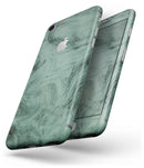 Green Slate Marble Surface V16 - Skin-kit for the iPhone 8 or 8 Plus