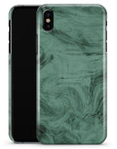 Green Slate Marble Surface V16 - iPhone X Clipit Case