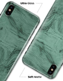 Green Slate Marble Surface V16 - iPhone X Clipit Case