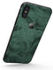 Green Slate Marble Surface V16 - iPhone X Skin-Kit