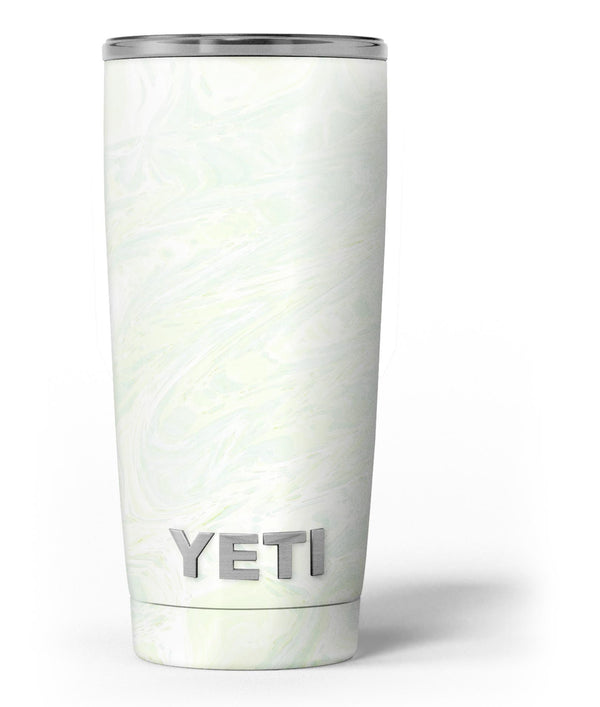 Green Slate Marble Surface V44 - Skin Decal Vinyl Wrap Kit compatible with the Yeti Rambler Cooler Tumbler Cups