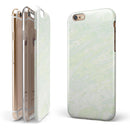 Green Slate Marble Surface V44 iPhone 6/6s or 6/6s Plus 2-Piece Hybrid INK-Fuzed Case