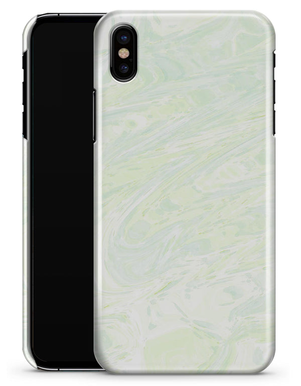Green Slate Marble Surface V44 - iPhone X Clipit Case
