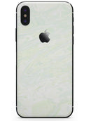 Green Slate Marble Surface V44 - iPhone X Skin-Kit