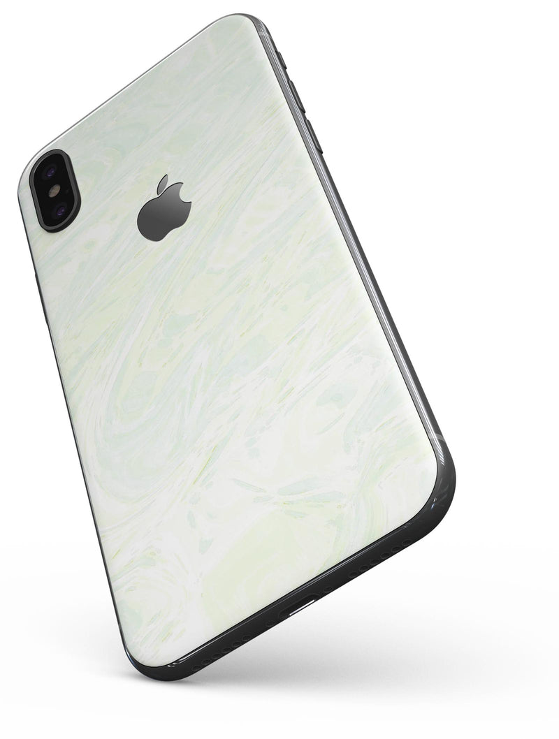 Green Slate Marble Surface V44 - iPhone X Skin-Kit