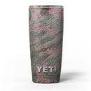 Green Slate Marble Surface V46 - Skin Decal Vinyl Wrap Kit compatible with the Yeti Rambler Cooler Tumbler Cups