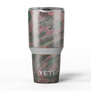 Green Slate Marble Surface V46 - Skin Decal Vinyl Wrap Kit compatible with the Yeti Rambler Cooler Tumbler Cups