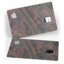 Green Slate Marble Surface V46 - Premium Protective Decal Skin-Kit for the Apple Credit Card