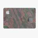 Green Slate Marble Surface V46 - Premium Protective Decal Skin-Kit for the Apple Credit Card