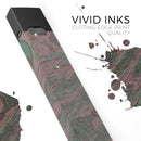 Green Slate Marble Surface V46 - Premium Decal Protective Skin-Wrap Sticker compatible with the Juul Labs vaping device